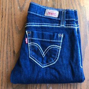 Closet Clear Out! Levi’s Superlow jeans. Dark wash